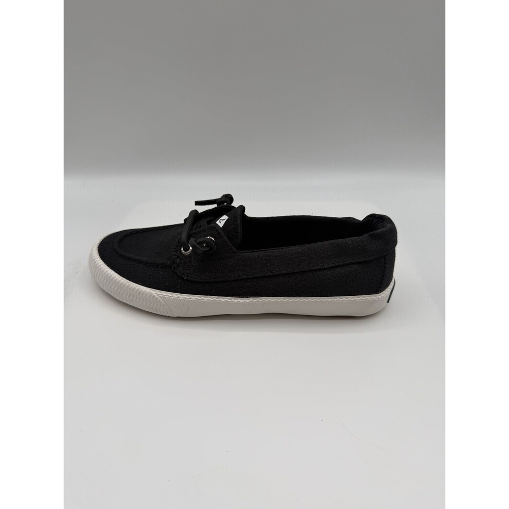 Sperry Lounge Away 2 Sneaker,Women's 5.5,Linen Black,Memory Foam, New/Def.-Box